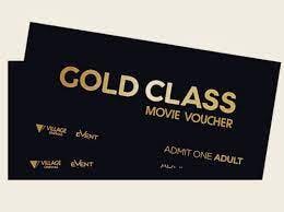 Gold Class Movie Ticket Giveaway